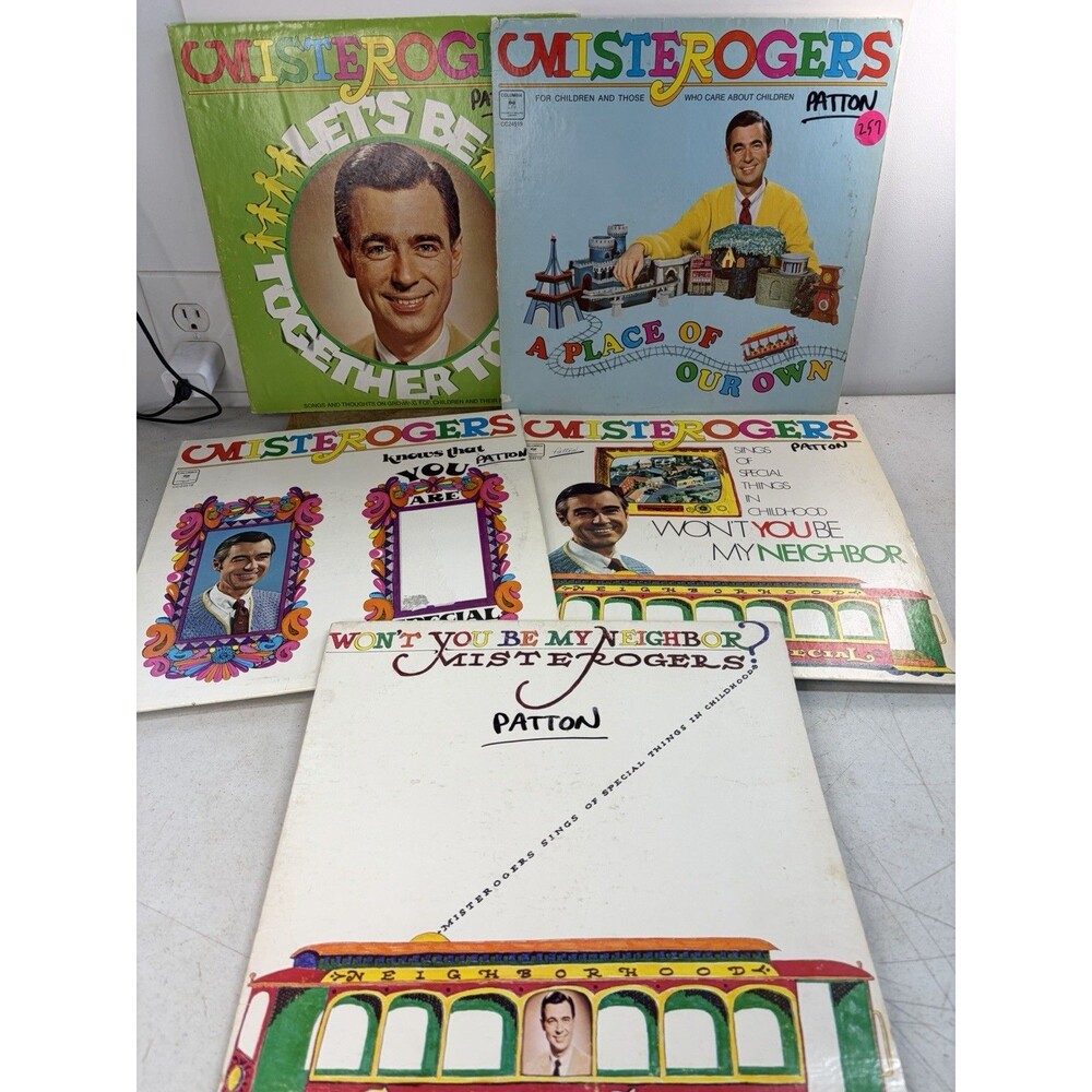 Vintage Mister Rogers vinyl record albums 4 Lp’s Wont You Be My Neighbor